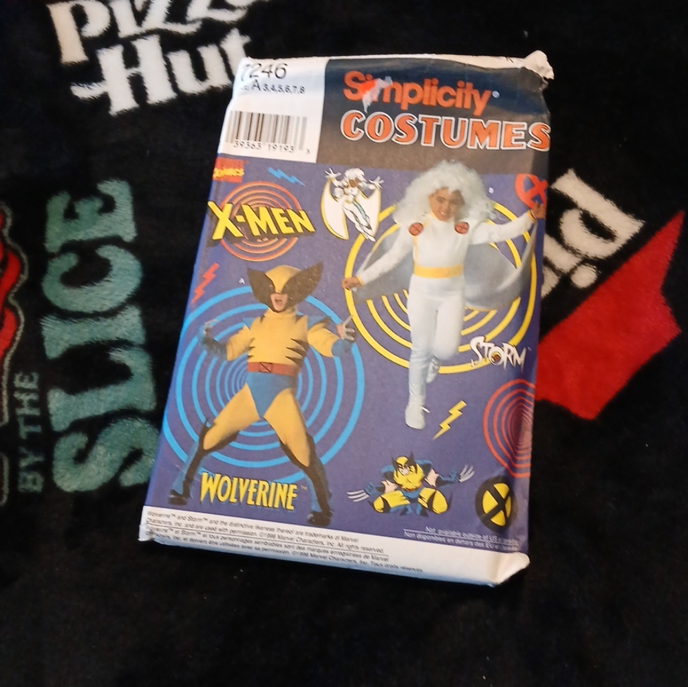 Wolverine Storm X-men Simplicity Costumes Sewing Pattern - Picture 3 of 3